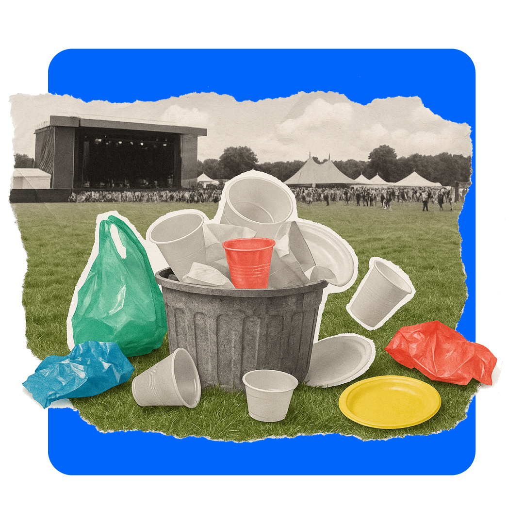 herbruikbare bekers voor piekmomenten op festivals en in horeca
