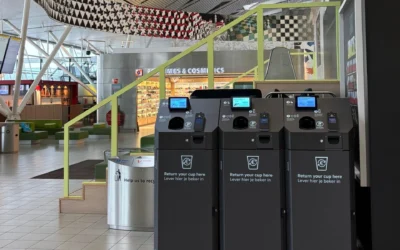 Retoursysteem voor herbruikbare bekers