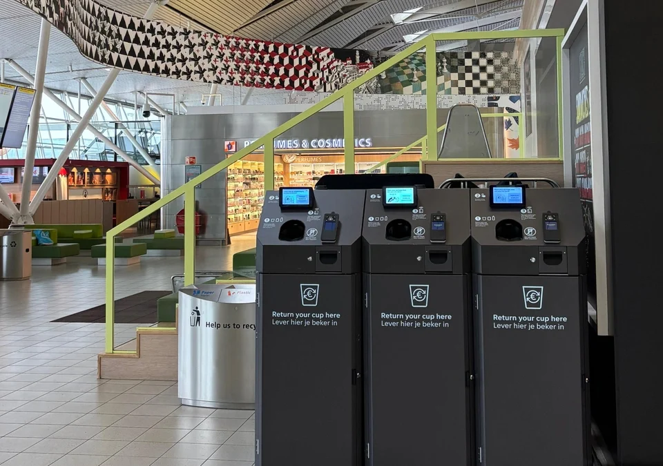 Retoursysteem voor herbruikbare bekers