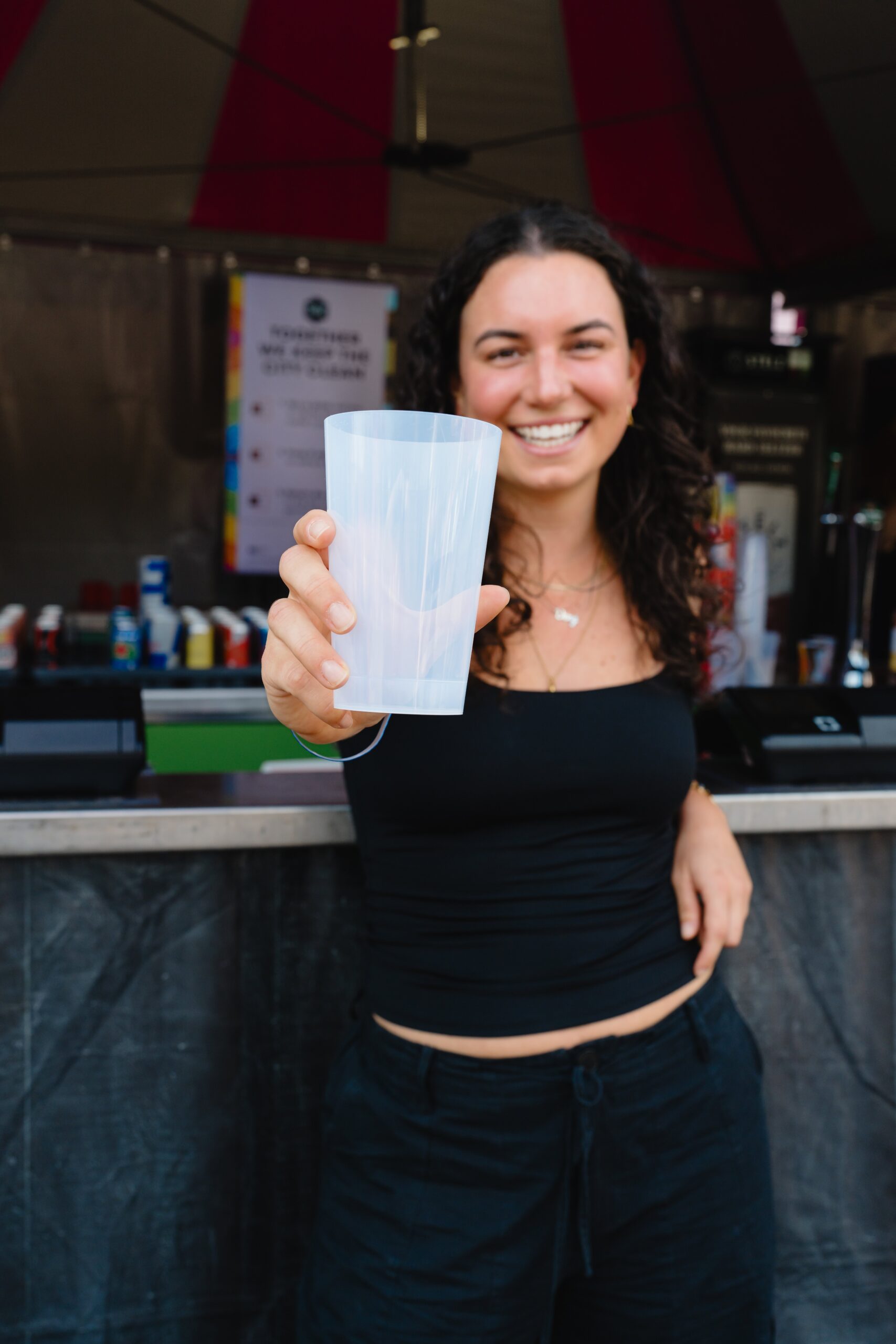 herbruikbare festivalbeker via cupstack